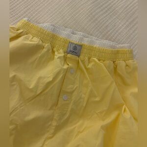 PARKE yellow double boxer poplin pants!